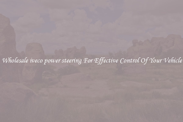 Wholesale iveco power steering For Effective Control Of Your Vehicle