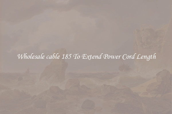 Wholesale cable 185 To Extend Power Cord Length