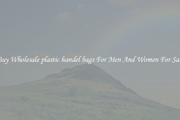 Buy Wholesale plastic handel bags For Men And Women For Sale