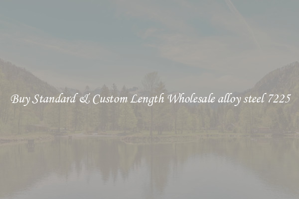 Buy Standard & Custom Length Wholesale alloy steel 7225
