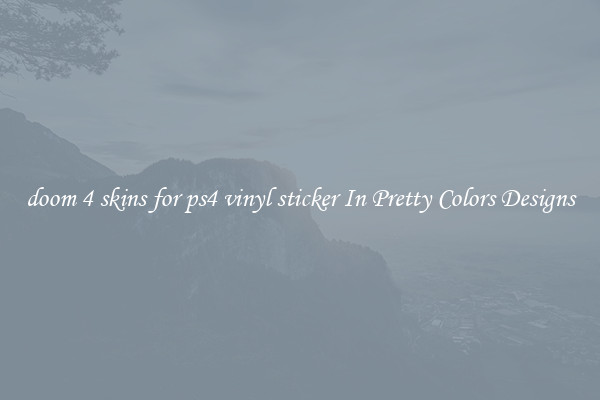doom 4 skins for ps4 vinyl sticker In Pretty Colors Designs