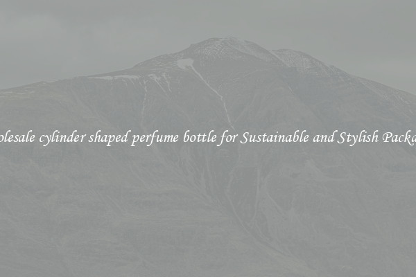 Wholesale cylinder shaped perfume bottle for Sustainable and Stylish Packaging