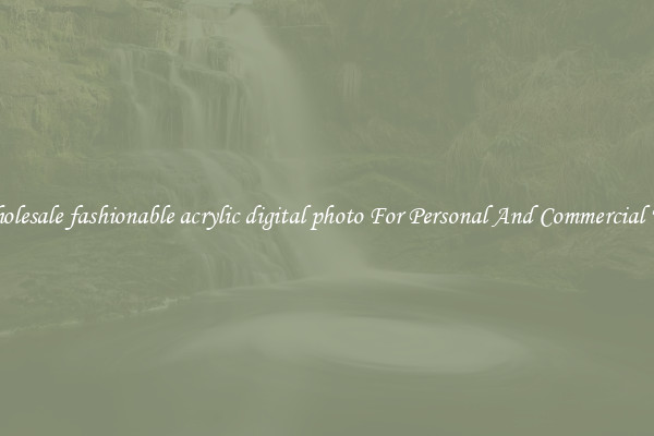 Wholesale fashionable acrylic digital photo For Personal And Commercial Use